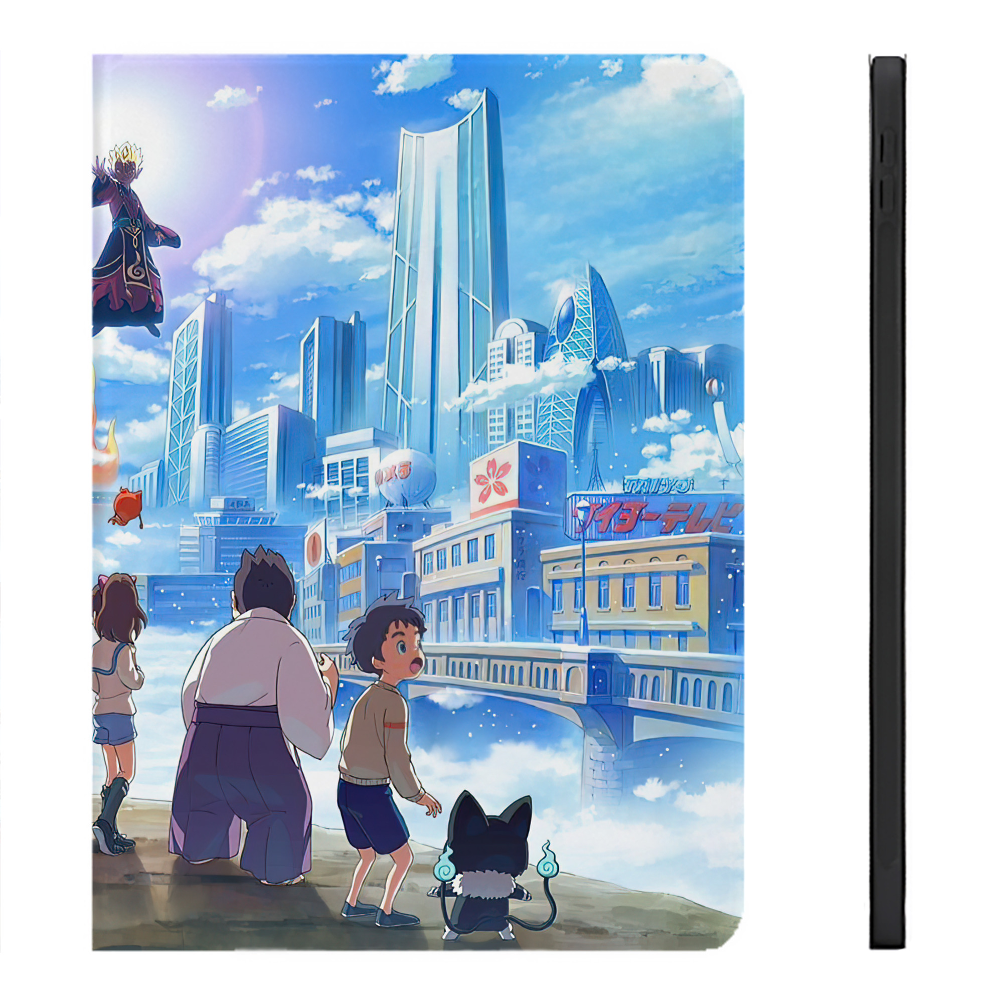 （画像用） 妖怪ウォッチ Yo-kai Watch IPadケース ペンホルダー付き ブックスタイルデザイン
